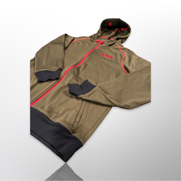 Nike Men's Sweatshirt Size Small Therma-Fit , Color Olive Green. - Picture 3 of 10